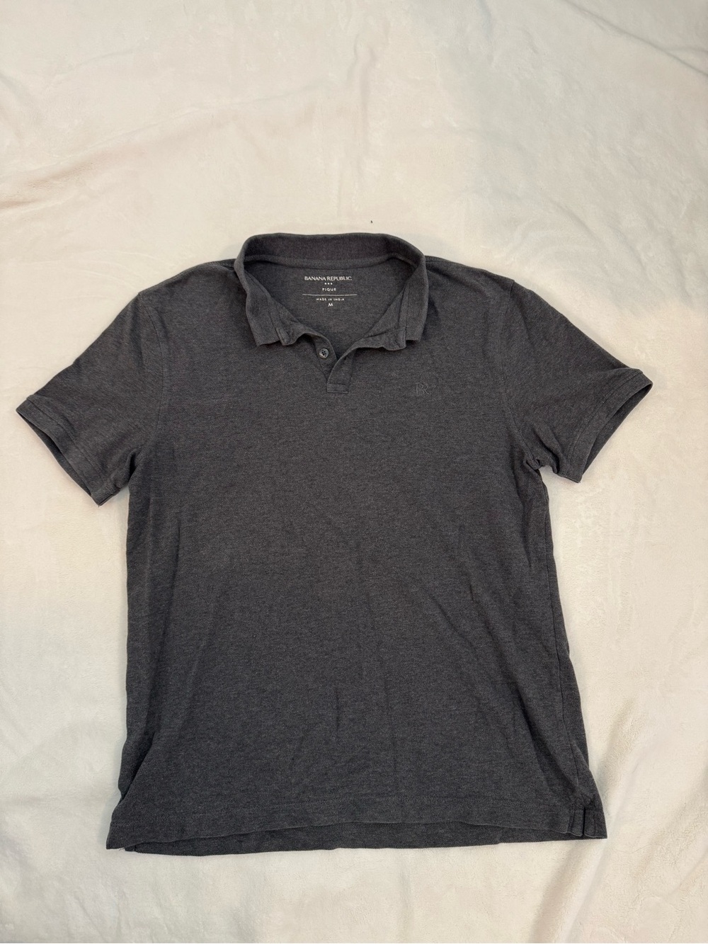 Banana Republic Men’s Charcoal Polo Shirt